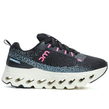 Imagem de Tenis Esportivo Feminino Confortável Resistente Leve Academia Alta Per