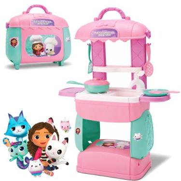 Imagem de Maleta Cozinha Casa Magica Gabby Menina Panela Colher Oferta - Casa Má