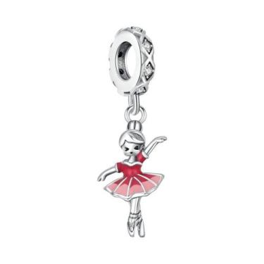 Imagem de Pingente Charm De Líder De Torcida Em Prata Esterlina 925 Para Pulseir