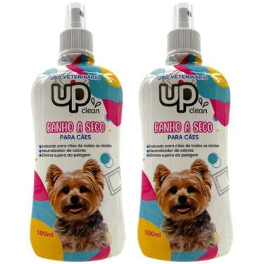Imagem de 2x Banho A Seco 500ml Em Spray para Cachorro Filhote e Adulto - Supri 