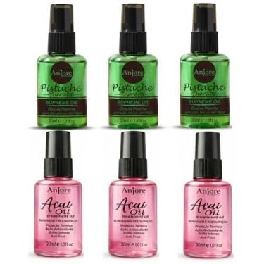 Imagem de Kit Atacado Reparador de Pontas Anti Frizz 3 Óleo Pistache 30ml e 3 Ól