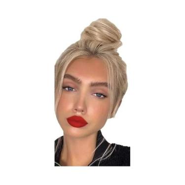 Imagem de Extensão De Cabelo Rabo De Cavalo Ondulado Sintético Elegante Com Elás