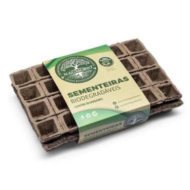 Imagem de Kit 2 Sementeiras Biodegradáveis Sustentáveis 24Cel NAGMOBIO
