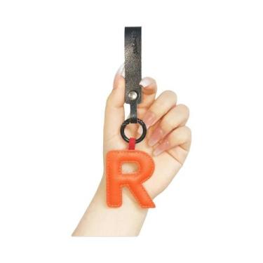 Imagem de Chaveiros De Couro PU Com Letras Do Alfabeto, 26 Letras, Acessórios De