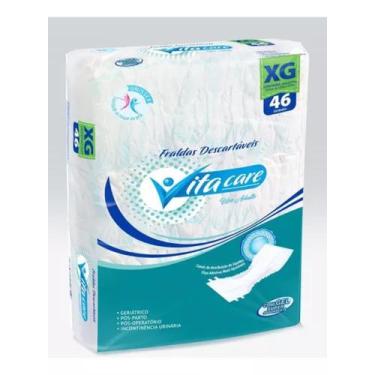 Imagem de Fralda Geriatrica Descartavel Vita Care XG Com 46u - MÁX 5 Pct P/COMPR