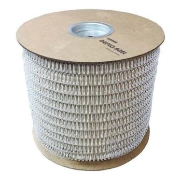 Imagem de Bobina Wireo Branco 7.8 2x1 para 180 fls 6.000 anéis - Cassmar