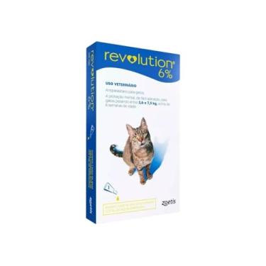 Imagem de Revolution 6% Azul, Bis 45mg 0,75ml Gatos Zoetis para Gatos