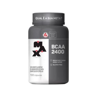 Imagem de BCAA Max Titanium 2400 100 Cápsulas sem Sabor, Sem sabor