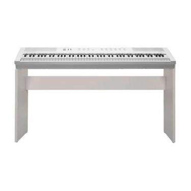 Imagem de Kit Piano Digital Kurzweil KAE1 WH Com Estante Original