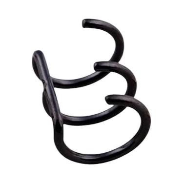 Imagem de Brinco De Pressão Masculino Coreano Em Aço Titânio Sem Furo Joia De Aç