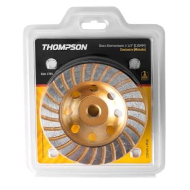 Imagem de THOMPSON DISCO DESBASTE (REBOLO) DIAMANTADO TURBO 4 1/2" - 115MM