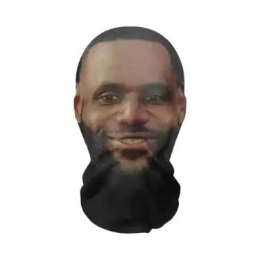 Imagem de Máscara Facial Impressa Em 3D CR7 Messi, Lenço De Cabeça Sem Costura E