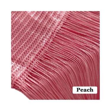 Imagem de Cortina De Fios Grande 100CM X 200CM Com Franjas Para Sala De Estar, P