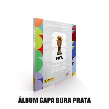 Imagem de Álbum de Figurinhas Capa Dura Prata Copa do Mundo FIFA 2026 EUA Panini Pré-Venda-Unissex