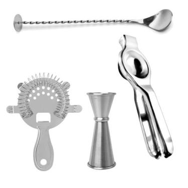 Imagem de Kit Bar Iniciante 5 Bartender 4 Peças - WebBar