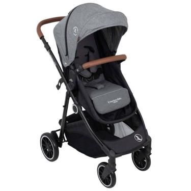 Imagem de Carrinho De Bebê Travel System Premium Baby TS Aria Cinza Black Com Base 3 Em 1