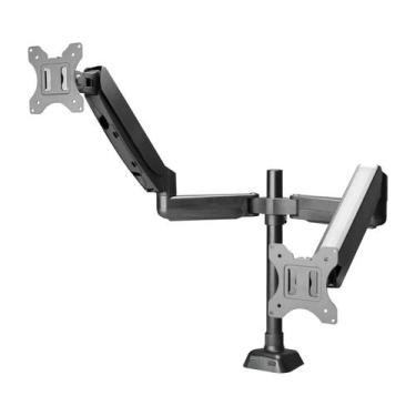 Imagem de Suporte Articulado De Mesa Com Pistão A Gás Para 2 Monitores - PIX