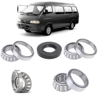 Imagem de Rolamentos Diferencial Kia Besta 3.0D Kit - AD Parts
