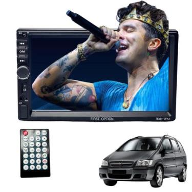 Imagem de Central Multimidia MP5 CarPlay Android Auto 2 Din 7 Polegadas Zafira 2
