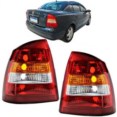 Imagem de PAR Lanterna Traseira Astra Sedan 1999 2000 2001 2002 TRI - Cofran