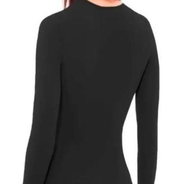 Imagem de Blusa Manga Longa Clássica Trifil Segunda Pele Ref W06311, Preto, Únic