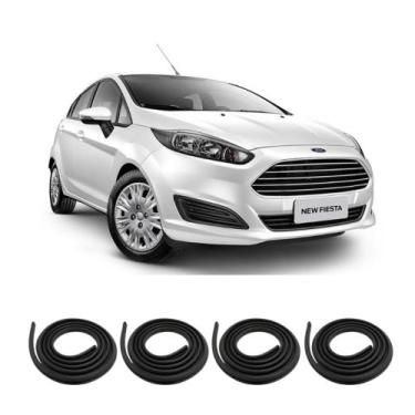Imagem de Kit Borracha Vedação Das 4 Portas New Fiesta 2011 A 2019 - sem marca