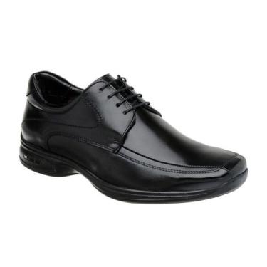 Imagem de Sapato Social Masculino Jota Pe 71454, Preto, Preto, 42