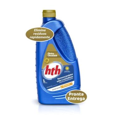 Imagem de Eliminador de Oleosidade Hth Para Piscinas Remove Protetor Solar 1 Lit
