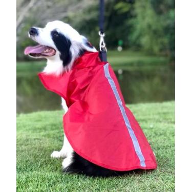 Imagem de Capa de Chuva para cachorro - Vermelha - Malloo, M