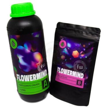 Imagem de Kit Grow Flowermind B 125G + Flowermind A 1L - Bicho da Graxa