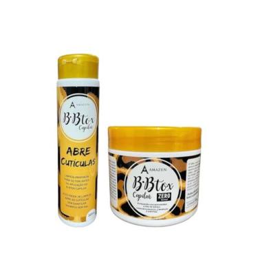 Imagem de Kit Alinhamento Capilar (Shampoo Abre Cutículas + B-Btox Capilar 500g)