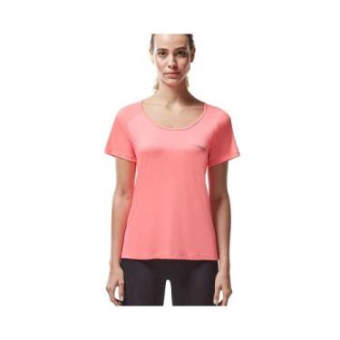 Imagem de T-Shirt Dry Feminina Olympikus Running Oiwwr22602 Academia, Laranja, P