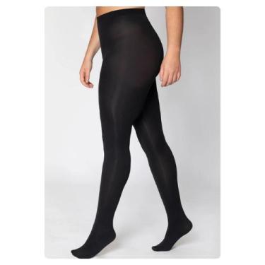 Imagem de Meia-calça fio 80 opaca plus size loba/lupo 5852-001, Preto, XG( 2XL)
