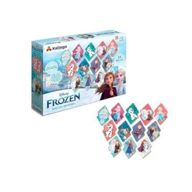 Imagem de Jogo da Memória Frozen Disney 19209 - Xalingo Brinquedos