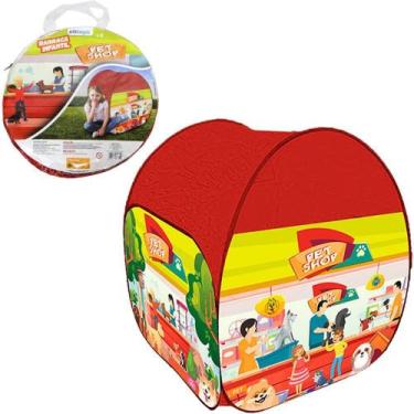 Imagem de barraca dobravel pet shop 88x76cm na bolsa - ETITOYS