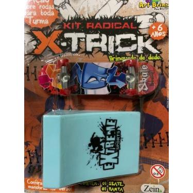 Imagem de Skate De Dedo Com Rampa Kit Radical X-Trick - Issam