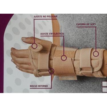 Imagem de Munhequeira com Tala para Punho (Órtese) Comfort Plus Esquerda da Hidr