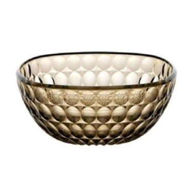 Imagem de Tigela bowl guzzini em acrílico vanity terra 16cm smoke 129716ar00