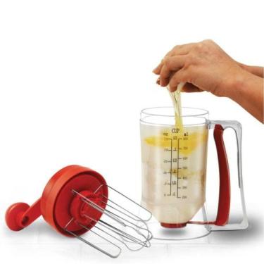 Imagem de Batedor de Massa Manual com Dosador 2 em 1 Carol Fiorentino 800ML