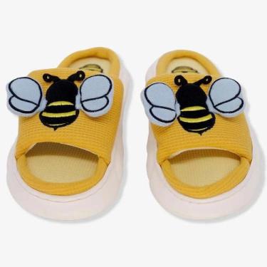 Imagem de Pantufa nuvem abelhinha zona criativa