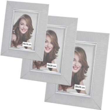Imagem de Porta Retrato kit com 3 tamanhos para decoração de ambientes - WebStor