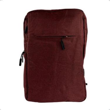 Imagem de Mochila Executiva Básica Slim Notebook Moderna Com USB - Senhor da Net