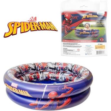Imagem de Piscina Inflável Homem Aranha Infantil 100L 86x20cm - UNIBRASIL