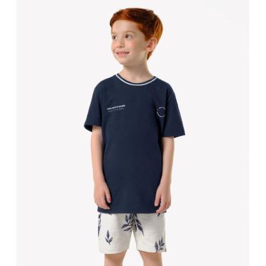Imagem de Conjunto Infantil Camiseta Com Bermuda Trick Nick Azul