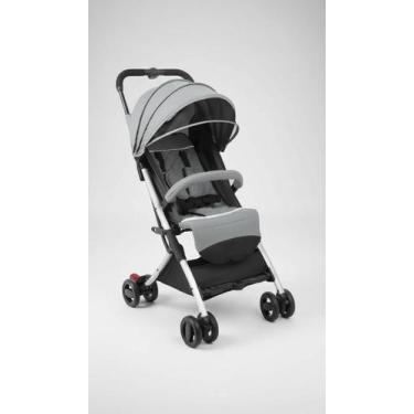 Imagem de Carrinho de Bebê Reclinável Compacto Cinza - Congratulations Store