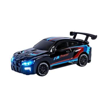 Imagem de Mini Carro RC 1/64 De Alta Velocidade Para Drift 2.4G 4WD Com Controle