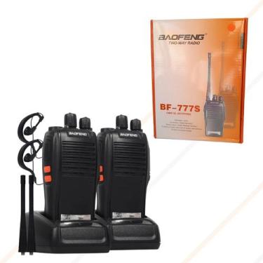 Imagem de Kit 10 Rádios Comunicadores Baofeng 777s Walk Talk