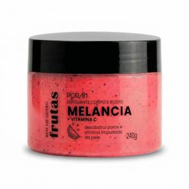 Imagem de Esfoliante Corporal e Facial Melancia Poran 240g Hidratante para Skinc
