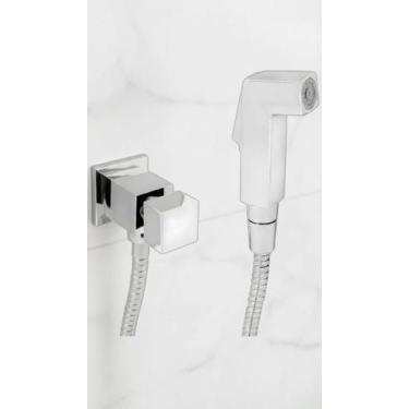 Imagem de Ducha Higiênica Quadrada Metal Cromado 1/4 De Volta - Congratulations 