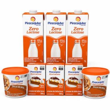 Imagem de Kit 3 Leite semidesnatado Zero Lactose 1LT + 3 Creme de Leite Zero Lac